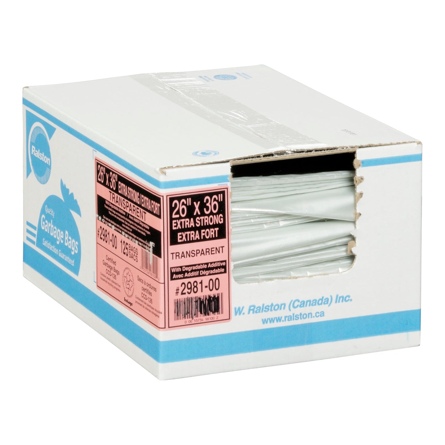Bag Garbage Extra Strong Clear 26 x 36 - 125 x 26 x 36 - W Ralston - Packaging and Accessories - Restaurant Supplies and Equipment - Canadian Distribution-2