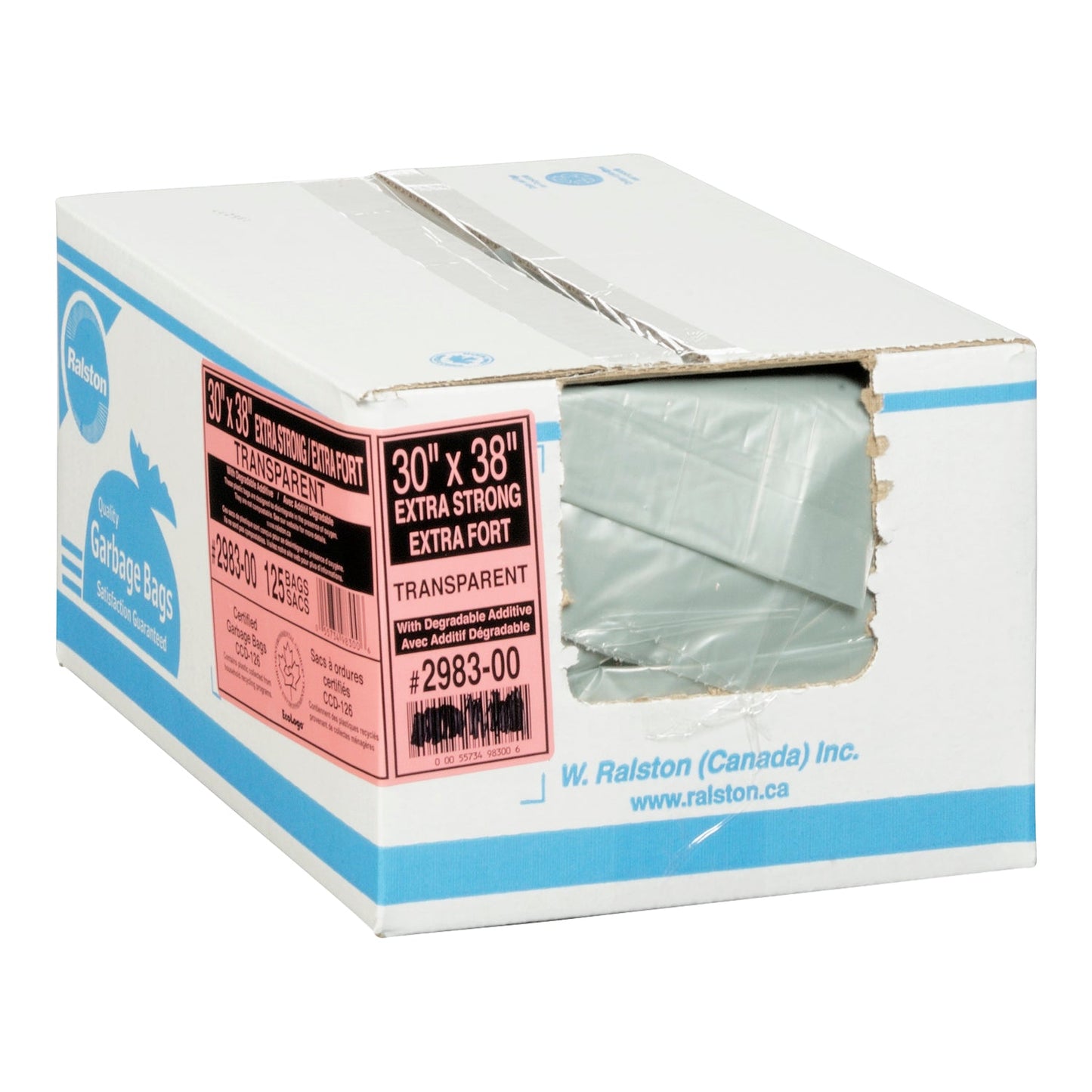 Bag Clear 30 x 38 Extra Strong Clear - 1 x 125 count - Ralston Purina - Packaging and Accessories - Restaurant Supplies and Equipment - Canadian Distribution-2