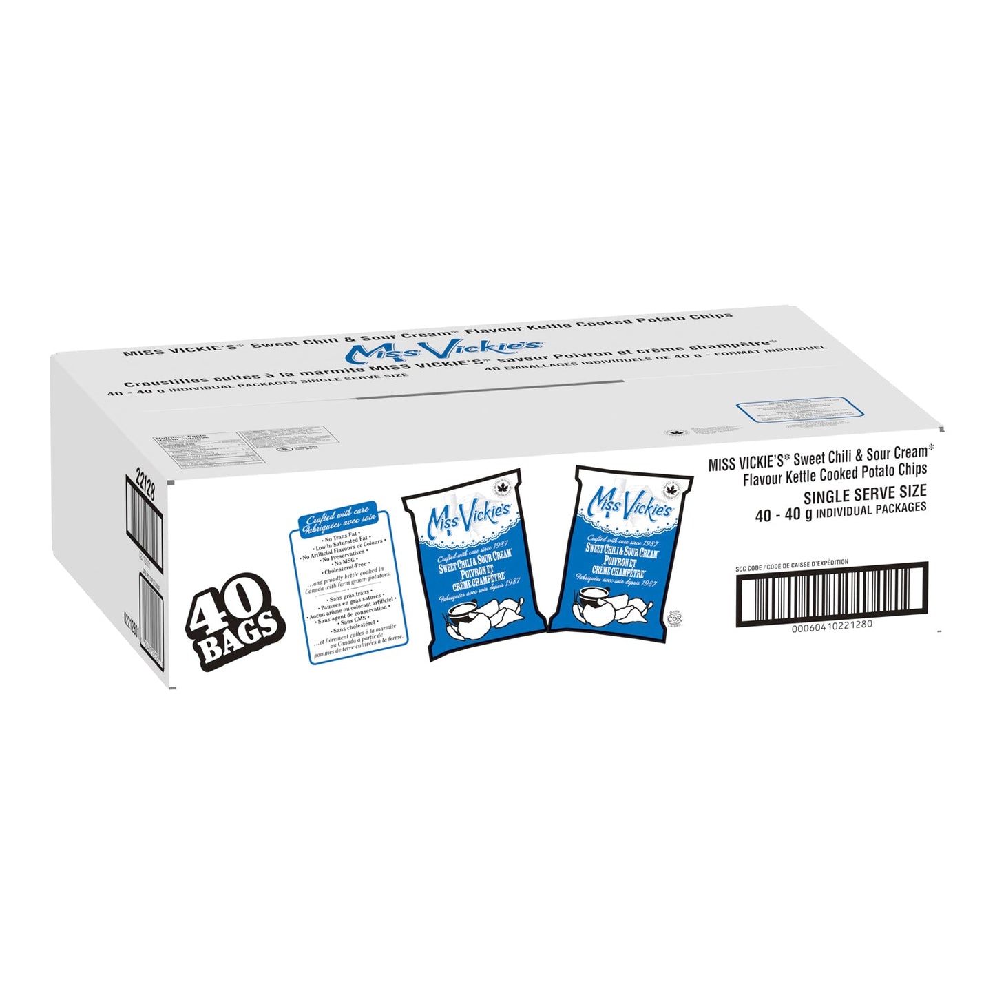 Chip Potato Sweet Chili&Sour Cream - 40 x 40 g - Miss Vickie's - Restaurant and Foodservice Ingredients - Canadian Distribution-2