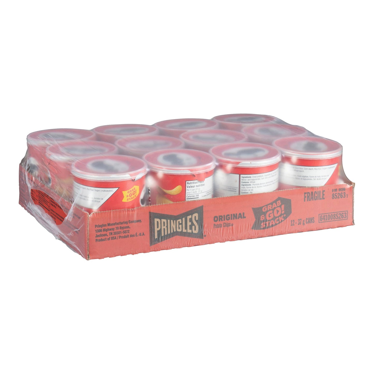 Chip Potato Pringle Original - 12 x 37 g - Pringle - Restaurant and Foodservice Ingredients - Canadian Distribution-1