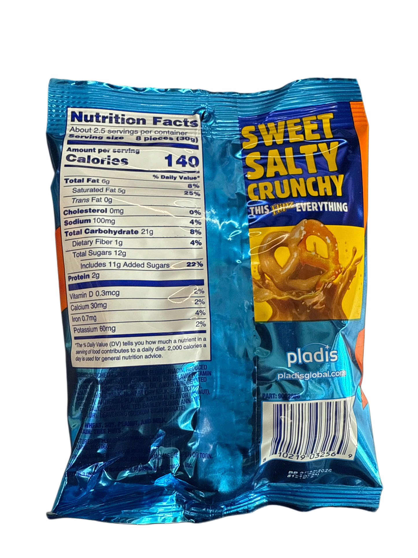 Flipz Peanut Butter Fudge Covered Pretzels 71G - U.S Edition