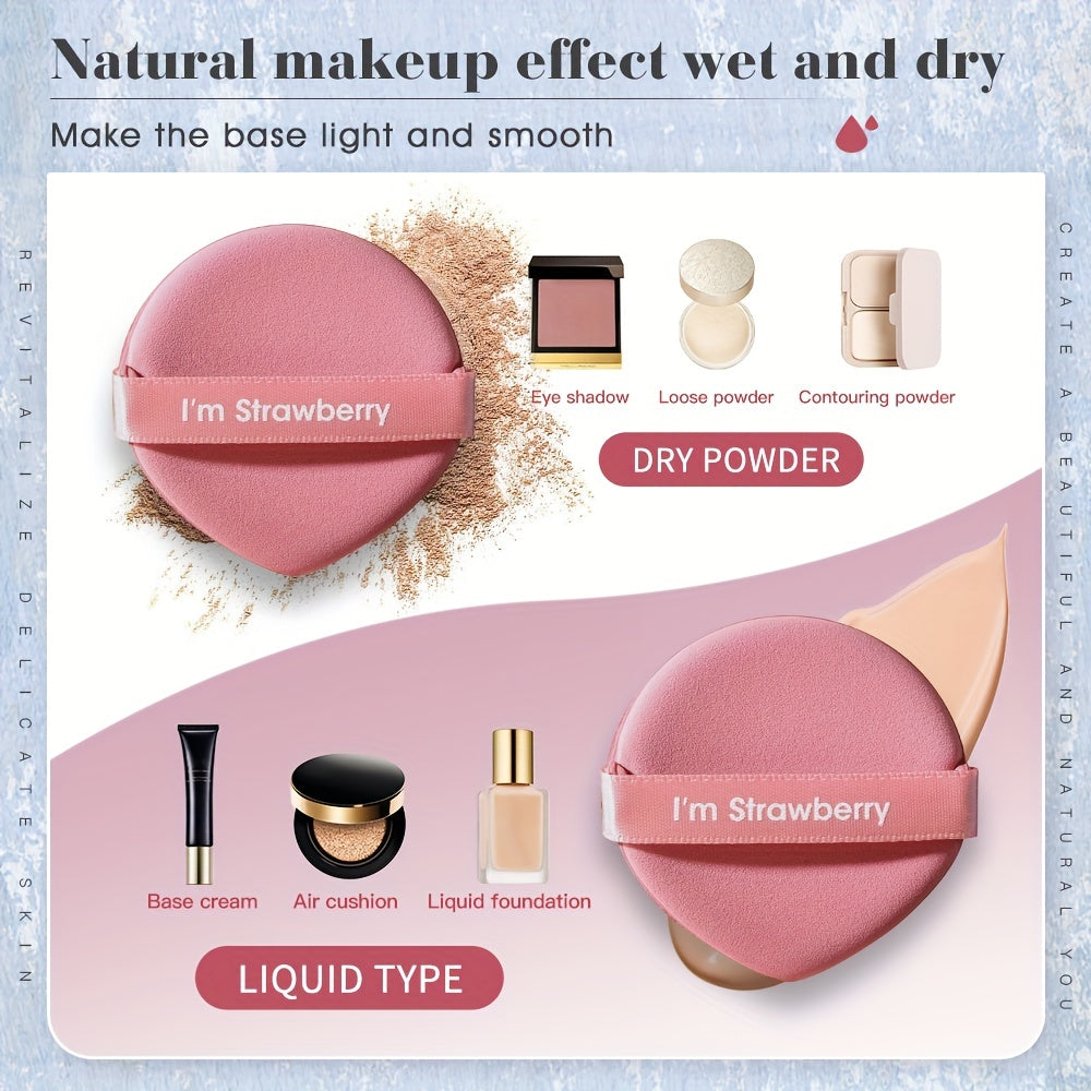 10 Pcs Air Cushion Powder Puff Makeup Sponge Wet And Dry Use Ultra Soft Facial Makeup Tool