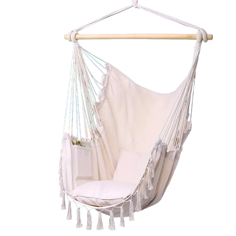 Nordic Style Cotton Hammock Chair Swing-0