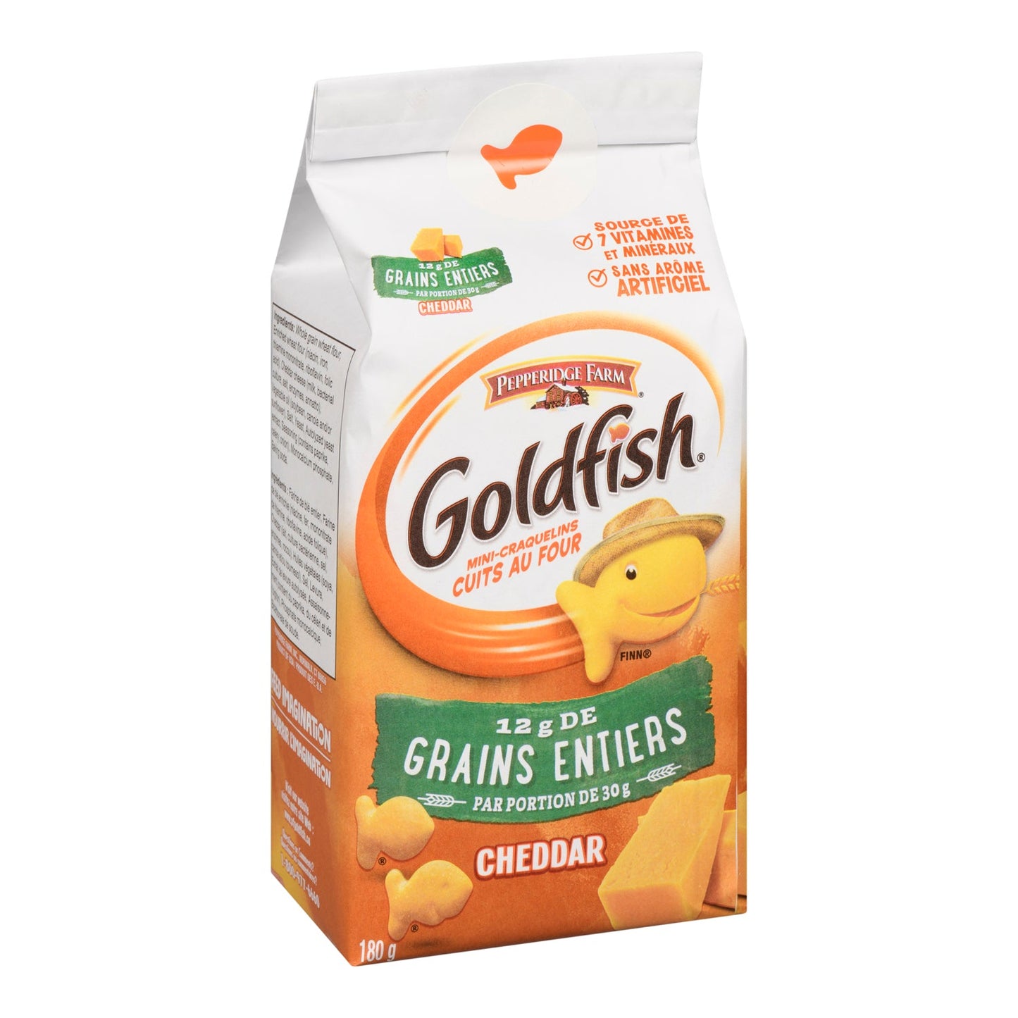 Cracker Goldfish Cheddar Whole Grain - 12 x 180 g - Peppridge Farms - Restaurant and Foodservice Ingredients - Canadian Distribution-2