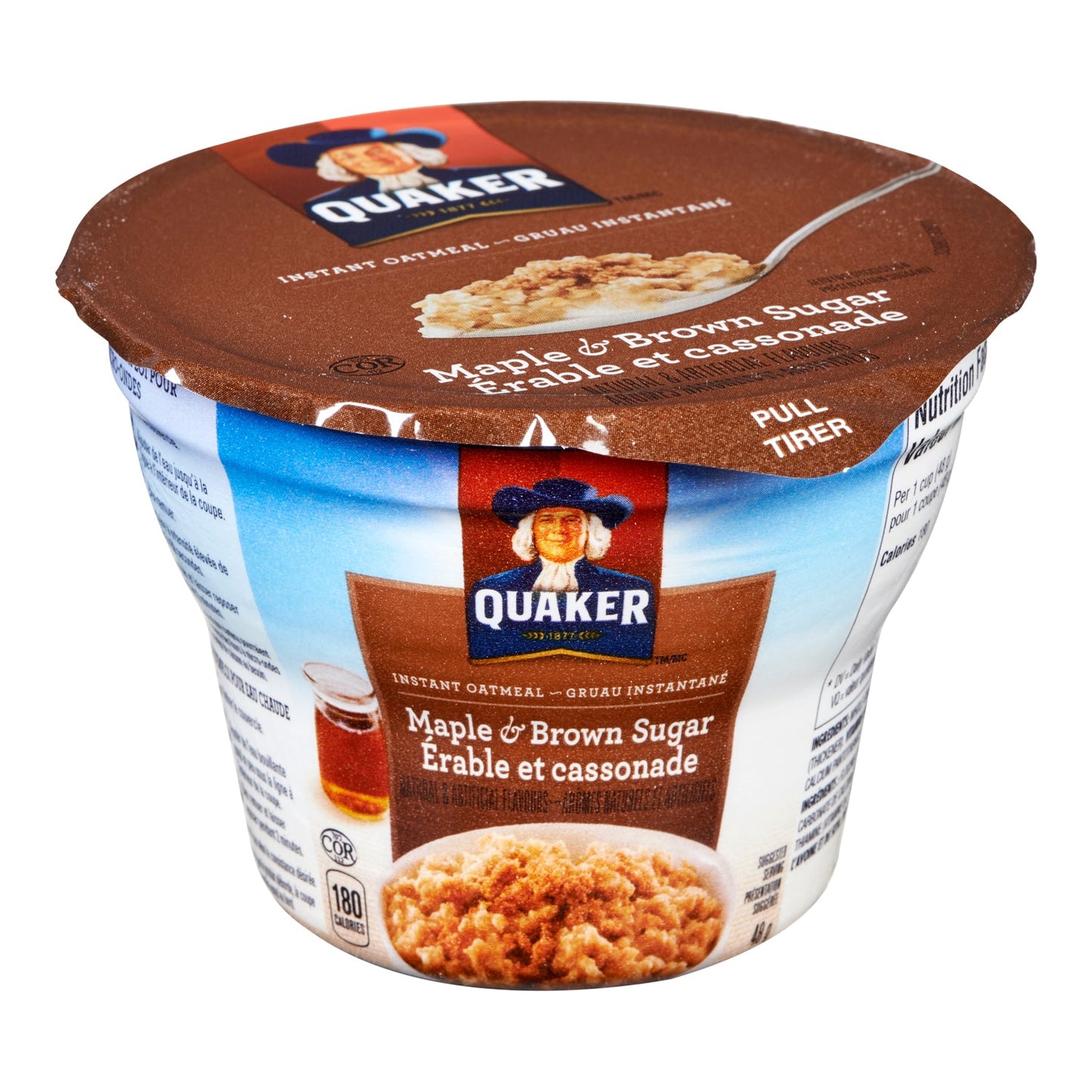 Oatmeal Instant Maple Brown Sugar Quaker - 12 x 48 g - Quaker - Restaurant and Foodservice Ingredients - Canadian Distribution-0