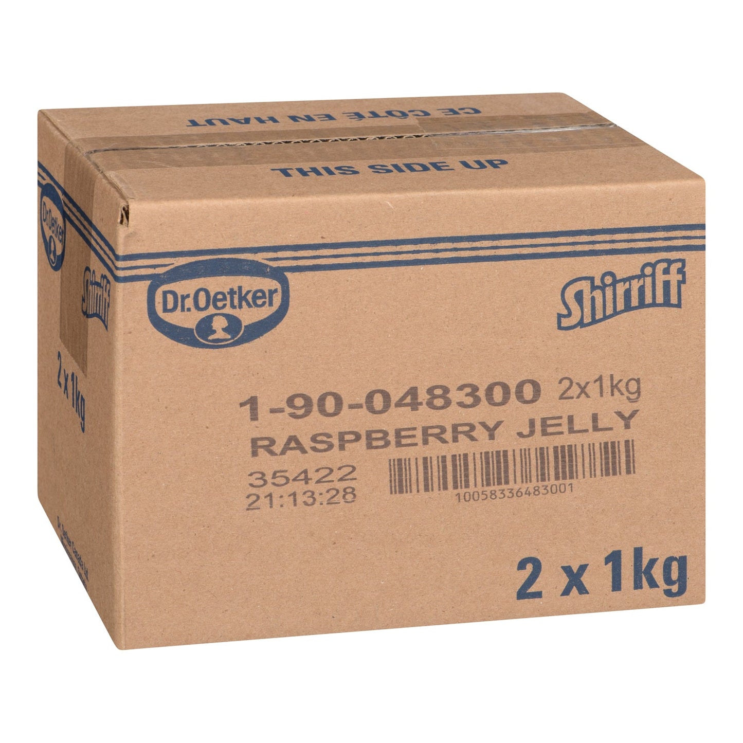 Gelatin Raspberry Powder - 2 x 1 kg - Shirriff - Baking Mixes and Ingredients - Canadian Distribution-1