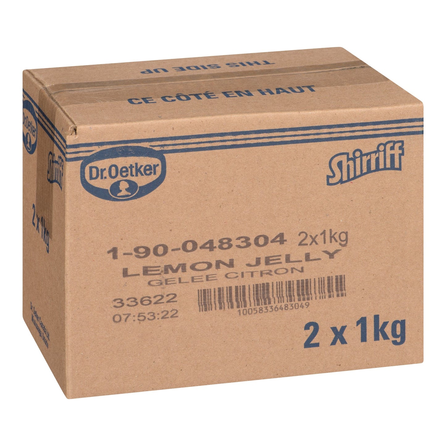 Gelatin Lemon Powder - 2 x 1 kg - Shirriff - Baking Mixes and Ingredients - Canadian Distribution-2
