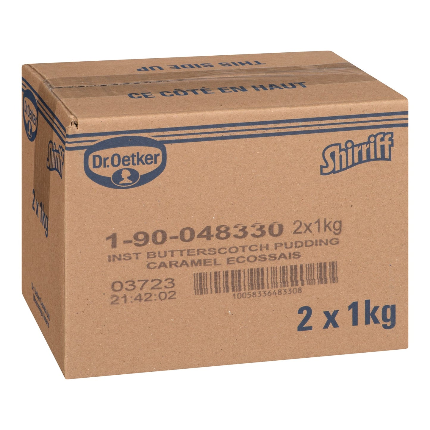 Pudding Butterscotch Powder Instant - 2 x 1 kg - Shirriff - Baking Mixes and Ingredients - Canadian Distribution-2