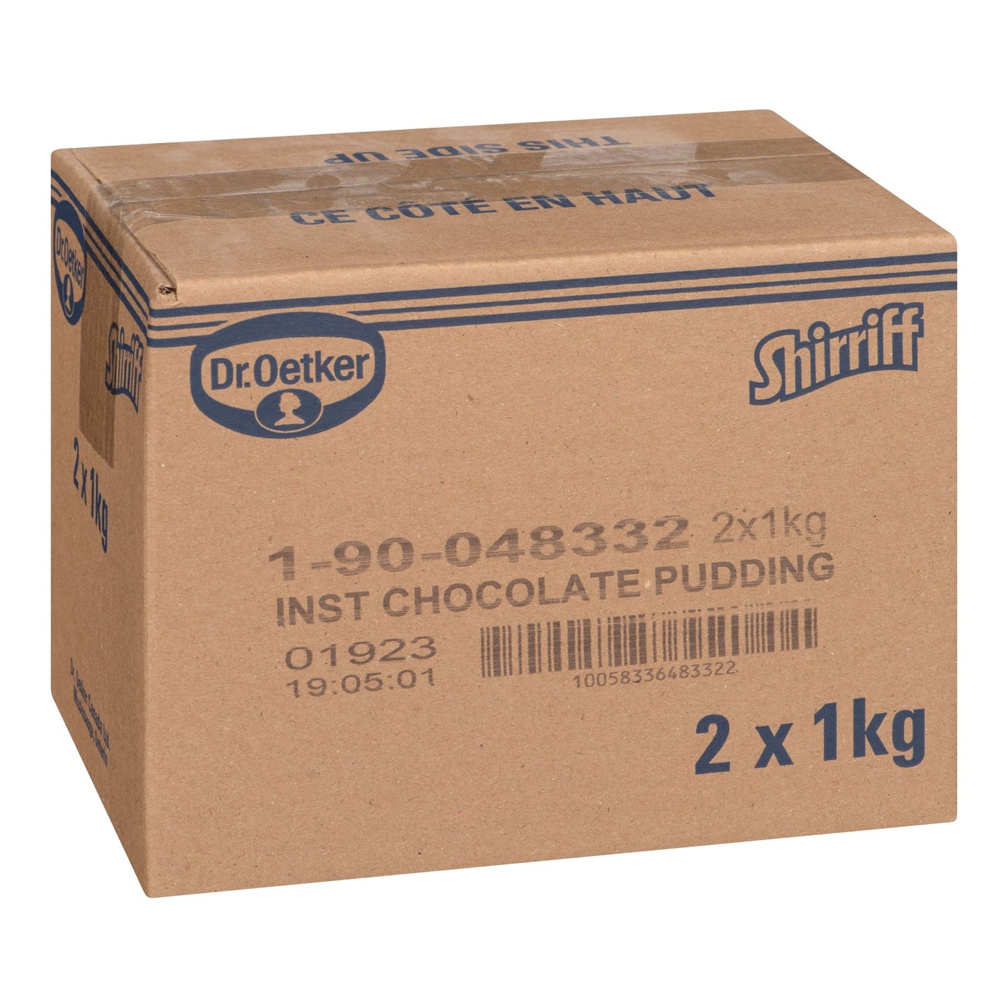 Pudding Chocolate Powder Instant - 2 x 1 kg - Shirriff - Baking Mixes and Ingredients - Canadian Distribution-2
