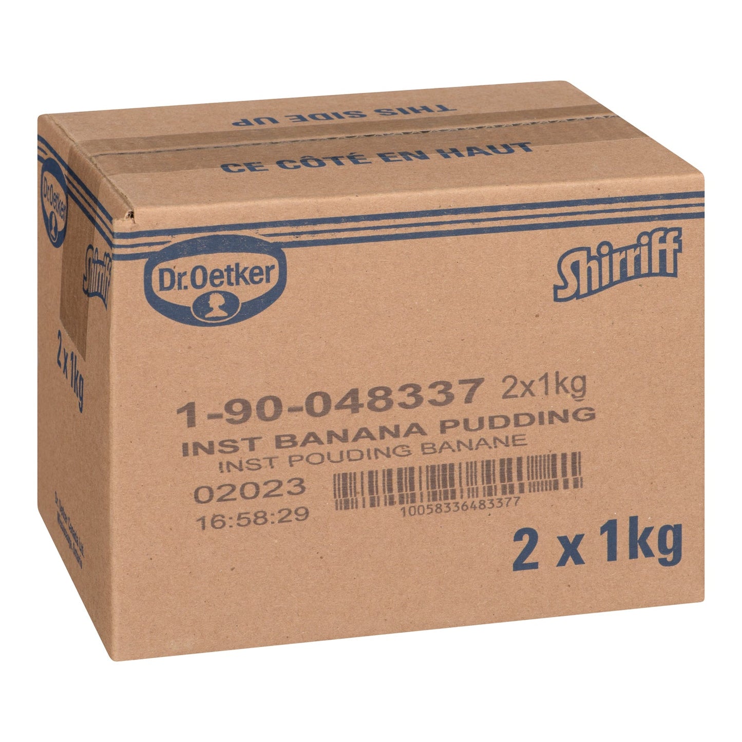 Pudding Banana Powder Instant - 2 x 1 kg - Shirriff - Baking Mixes and Ingredients - Canadian Distribution-2