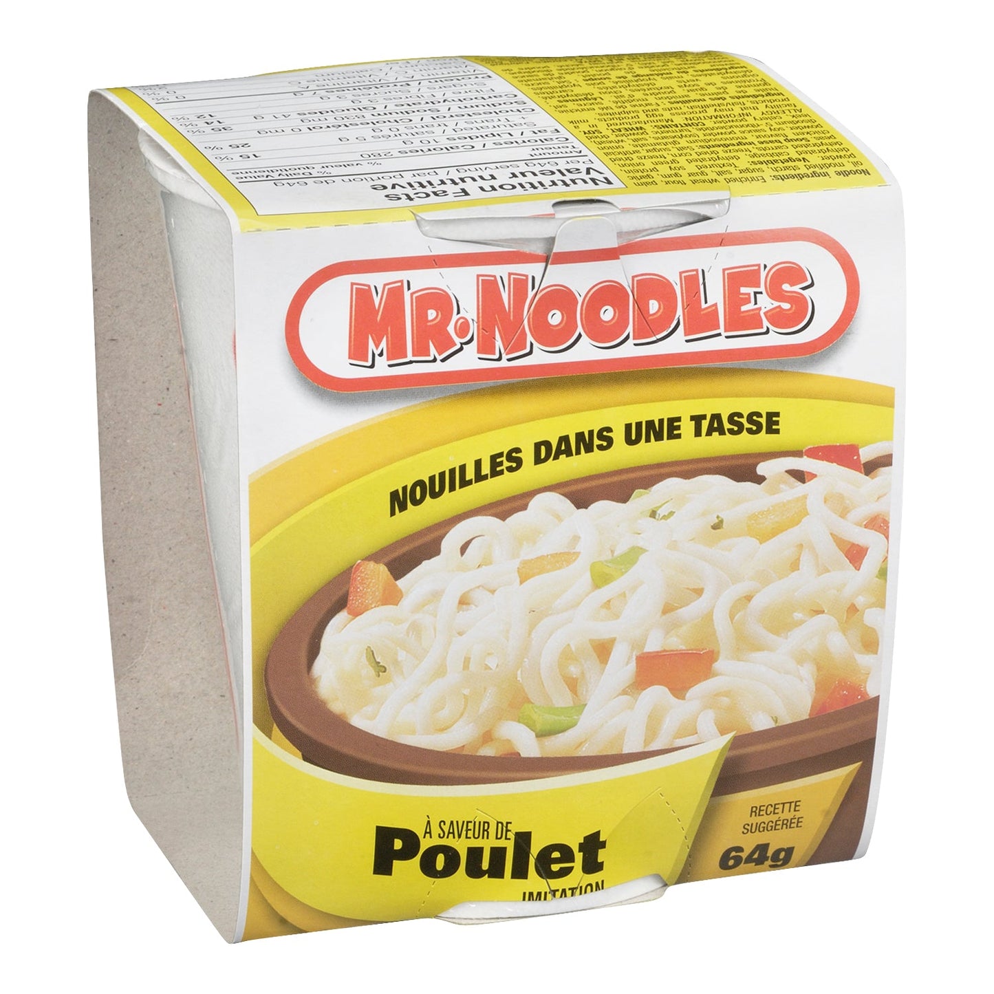 Soup Chicken Noodle Mix Mr. Noodles - 12 x 64 g - Mr Noodles - Restaurant and Foodservice Ingredients - Canadian Distribution-4