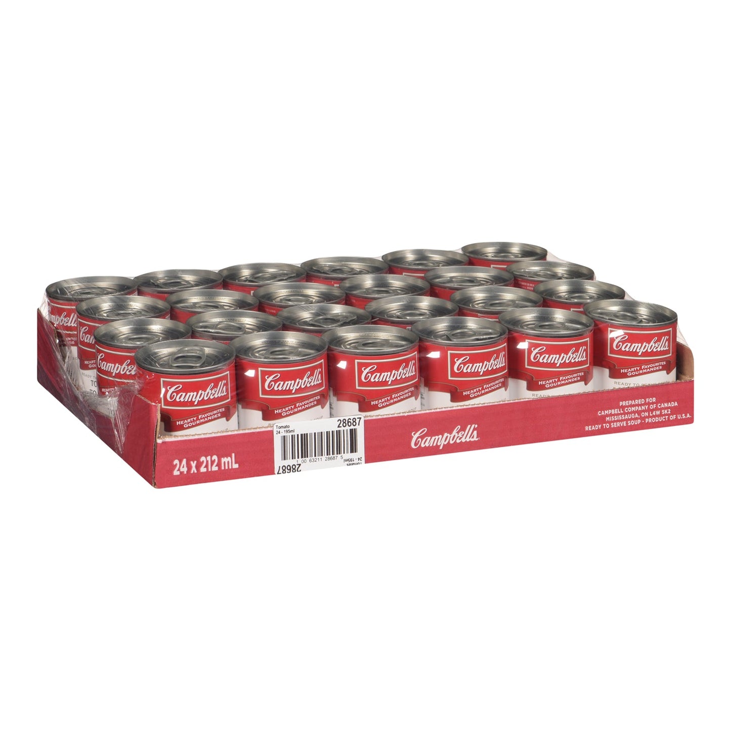 Soup Tomato Ready To Serve Ez Open - 24 x 195 mL - Campbell's Soup - Restaurant and Foodservice Ingredients - Canadian Distribution-1