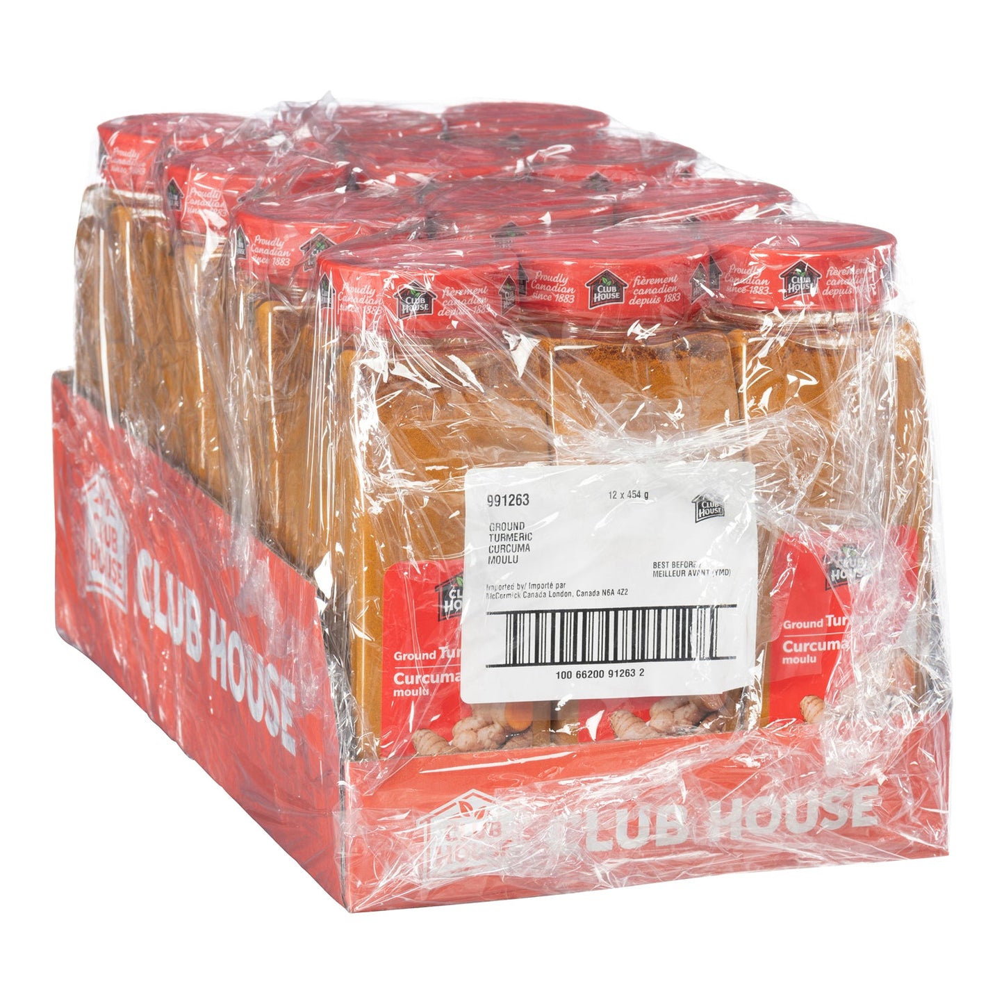 Spice Turmeric Ground - 12 x 454 g (Case = 1 x 454 g) - Clubhouse - Restaurant and Foodservice Ingredients - Canadian Distribution-2