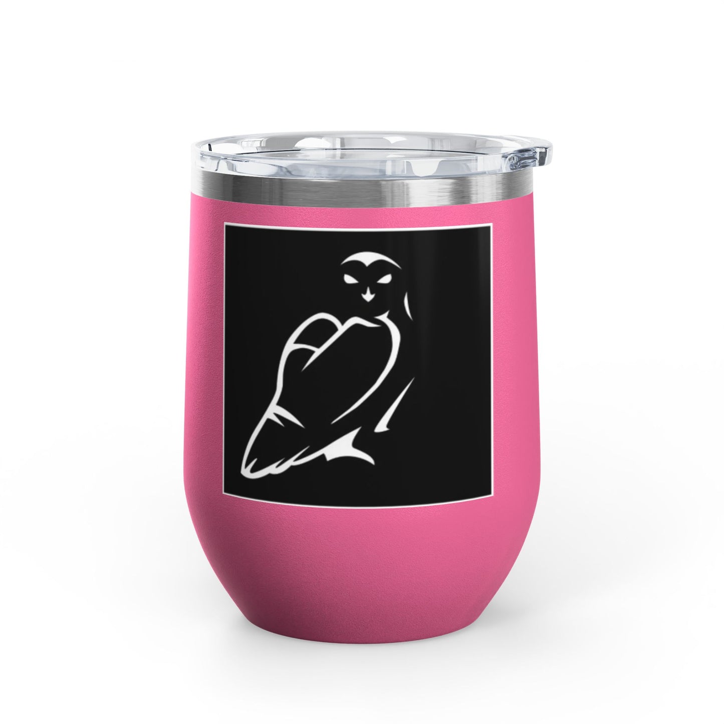 Elegant Owl Wine Tumbler, 12oz - Perfect Gift for Wine Lovers, Elegant Home Decor, Party Favor, Unique Gift Idea, Barware