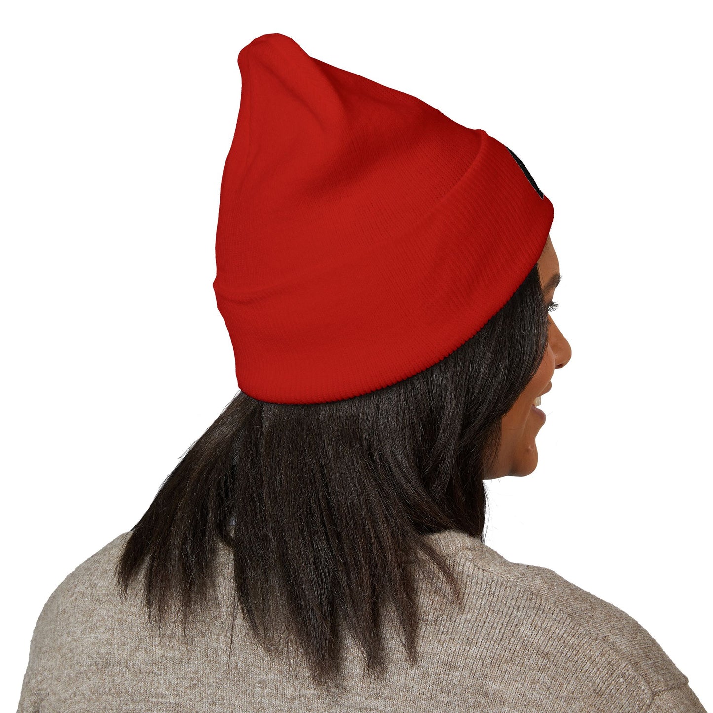 Stylish Embroidered Beanie - Perfect for Winter, Casual Outings, or Holiday Gifting, Unisex Warm Hat, Cuffed Knit Cap, Winter Accessory