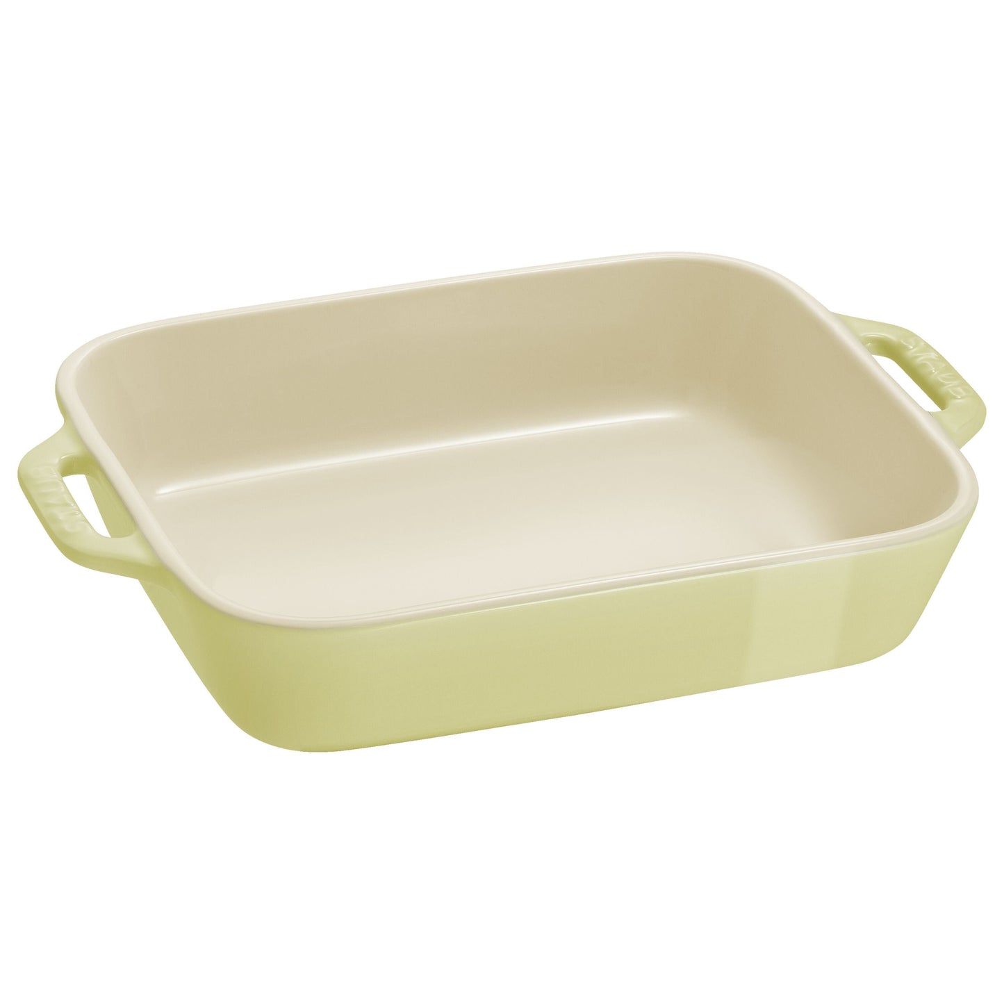 STAUB Ceramique Rectangular Baking Dish Set Light Green 2 Piece-3