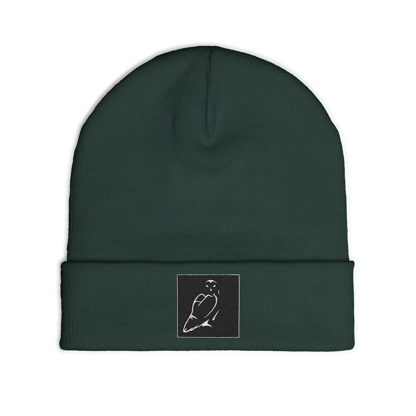Trendy Embroidered Knit Beanie - Cozy Winter Hat, Stylish Headwear for Men & Women, Gift for Him/Her, Casual Fashion Accessory