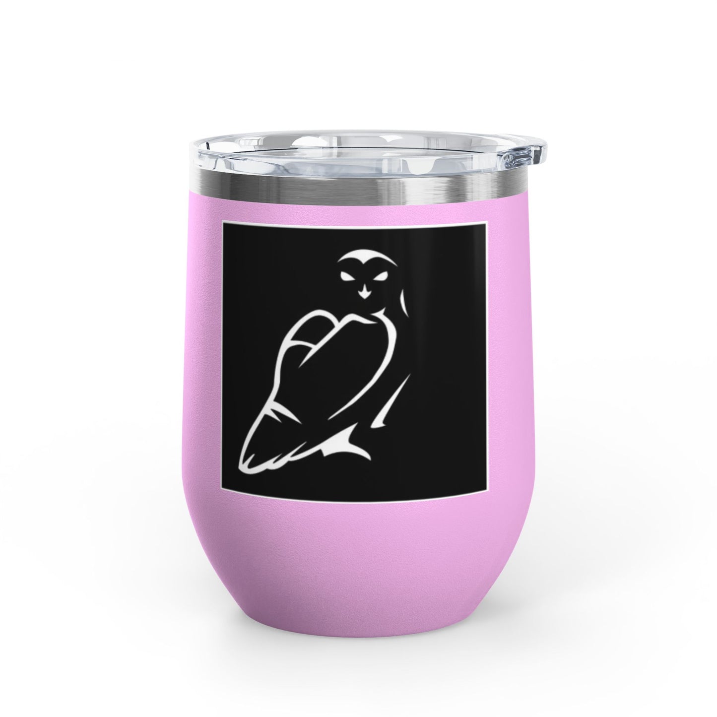 Elegant Owl Wine Tumbler, 12oz - Perfect Gift for Wine Lovers, Elegant Home Decor, Party Favor, Unique Gift Idea, Barware