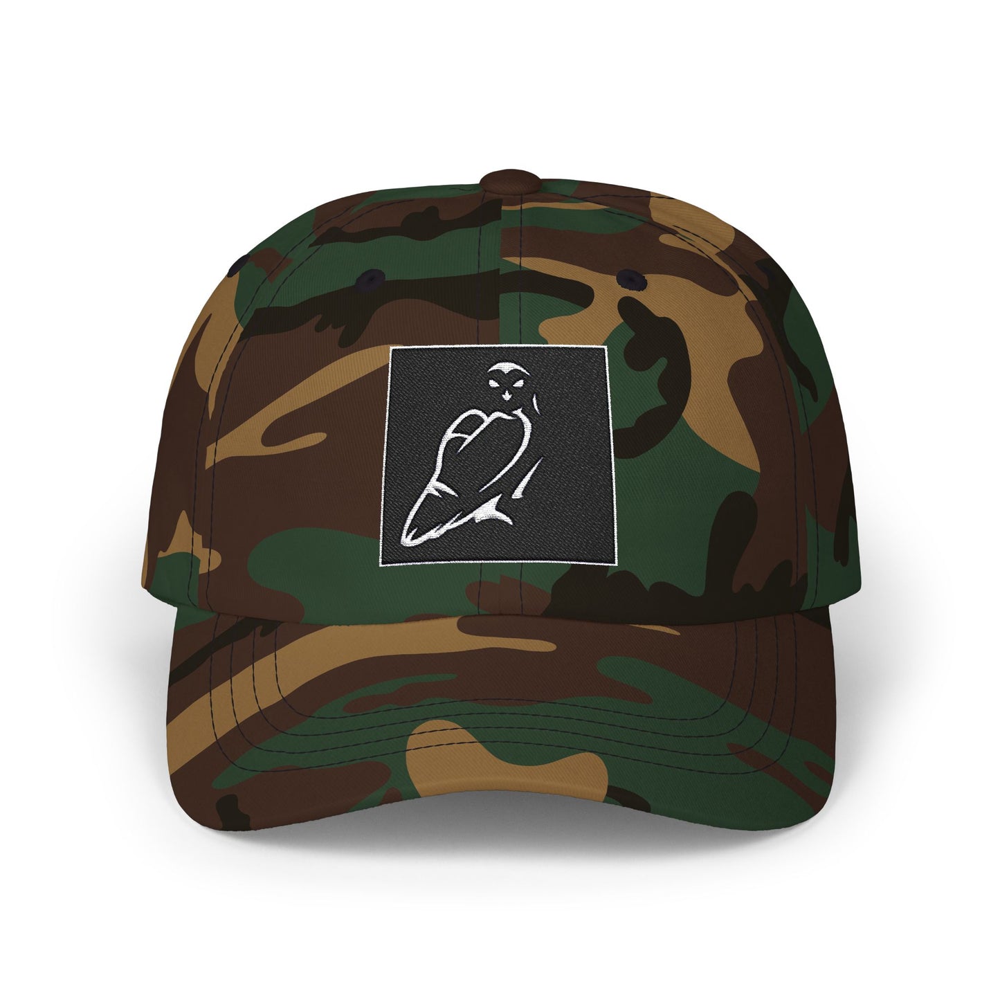 Classic Dad Cap with Vintage Bird Design, Casual Hat for Everyday Wear, Father's Day Gift, Unisex Adjustable Cap, Stylish Sun Protection
