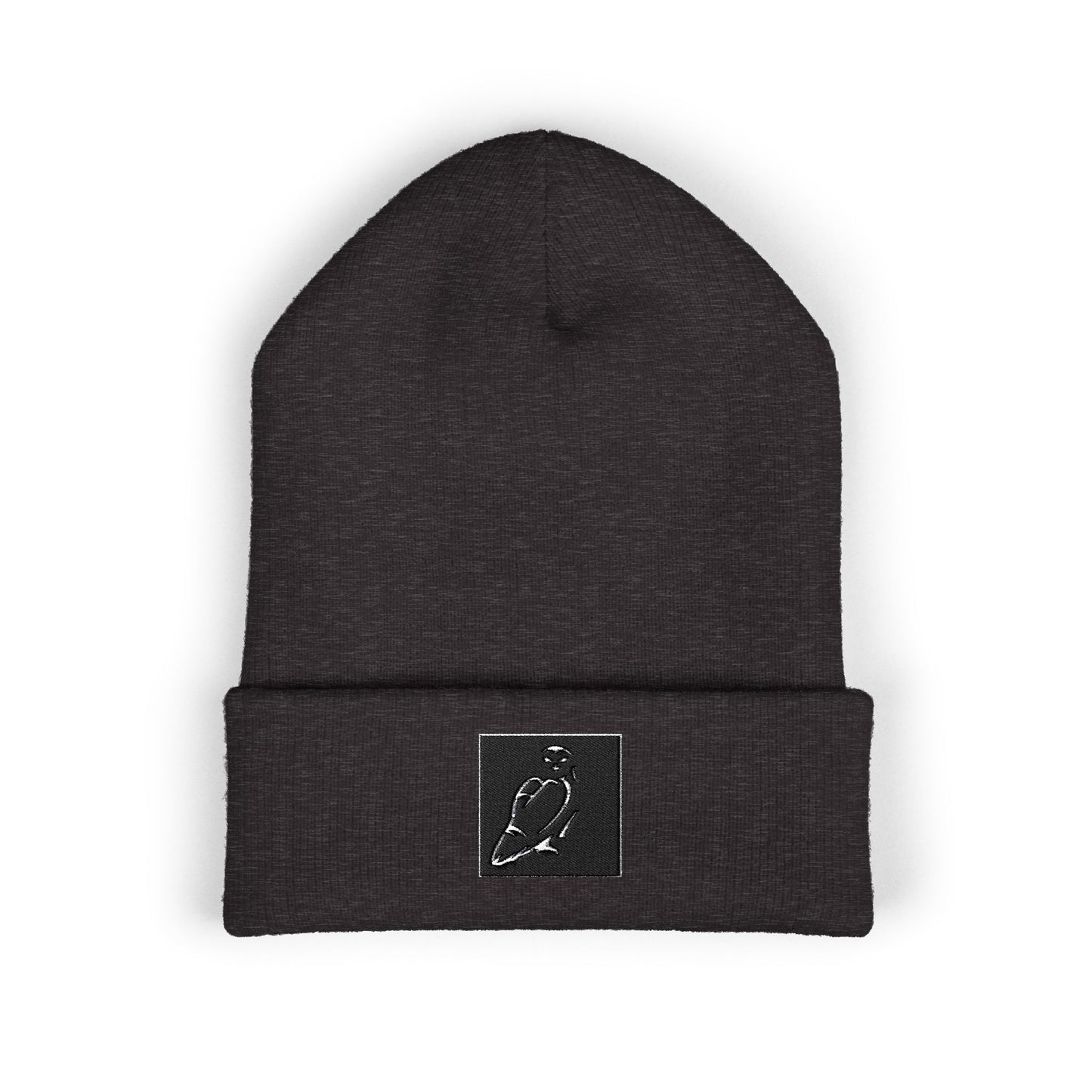 Stylish Embroidered Beanie - Perfect for Winter, Casual Outings, or Holiday Gifting, Unisex Warm Hat, Cuffed Knit Cap, Winter Accessory