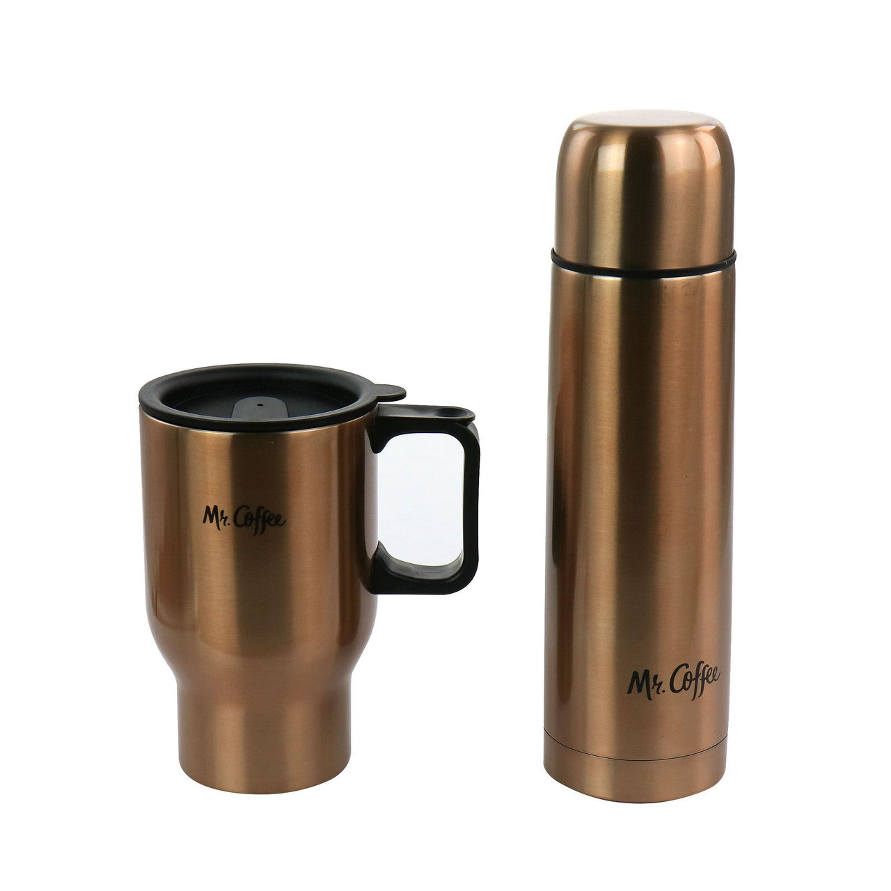 Mr. Coffee 2 Piece Thermal Bottle and Travel Mug in Copper-0