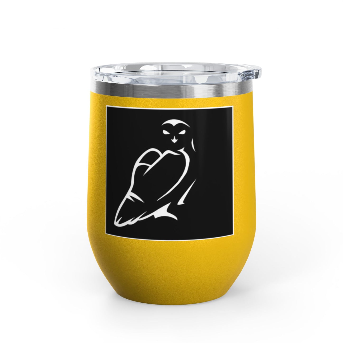Elegant Owl Wine Tumbler, 12oz - Perfect Gift for Wine Lovers, Elegant Home Decor, Party Favor, Unique Gift Idea, Barware