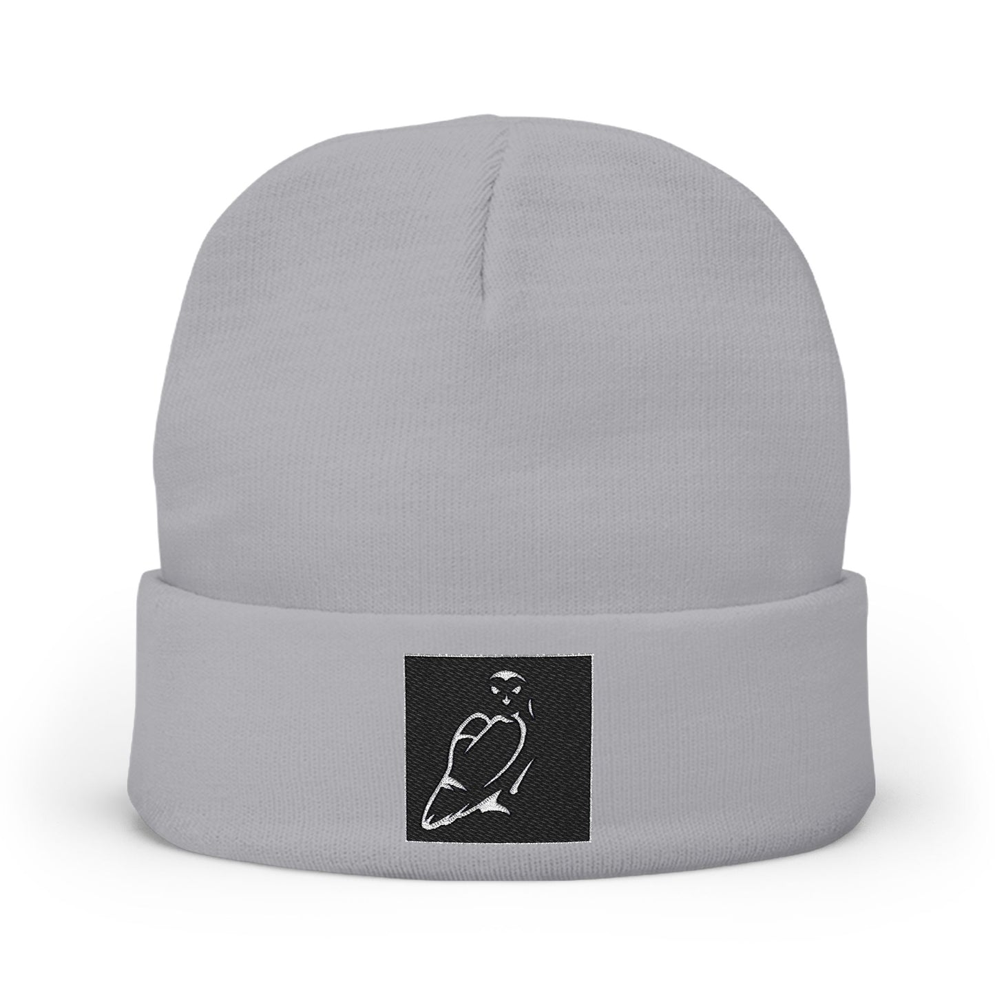 Trendy Embroidered Knit Beanie - Cozy Winter Hat, Stylish Headwear for Men & Women, Gift for Him/Her, Casual Fashion Accessory