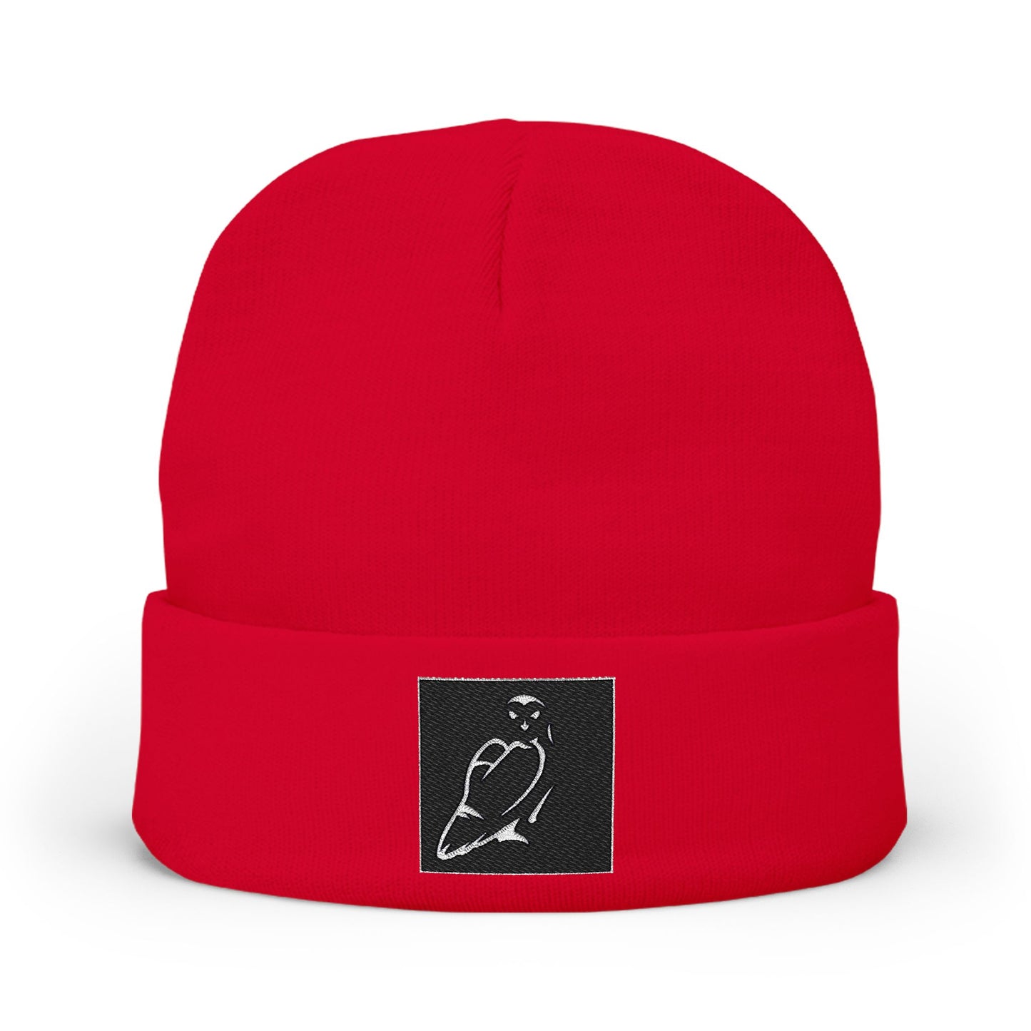 Trendy Embroidered Knit Beanie - Cozy Winter Hat, Stylish Headwear for Men & Women, Gift for Him/Her, Casual Fashion Accessory