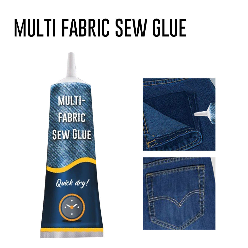 Multi-Fabric Sewing Glue, New Needle And Thread Repair Glue, White Seam Glue