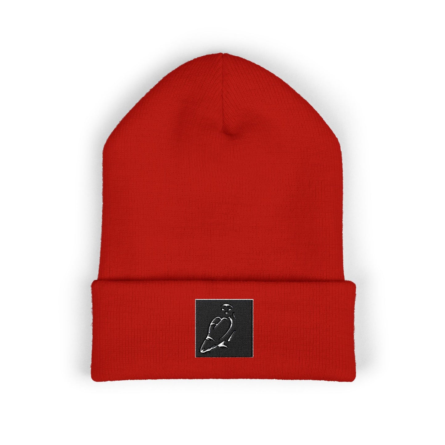 Stylish Embroidered Beanie - Perfect for Winter, Casual Outings, or Holiday Gifting, Unisex Warm Hat, Cuffed Knit Cap, Winter Accessory