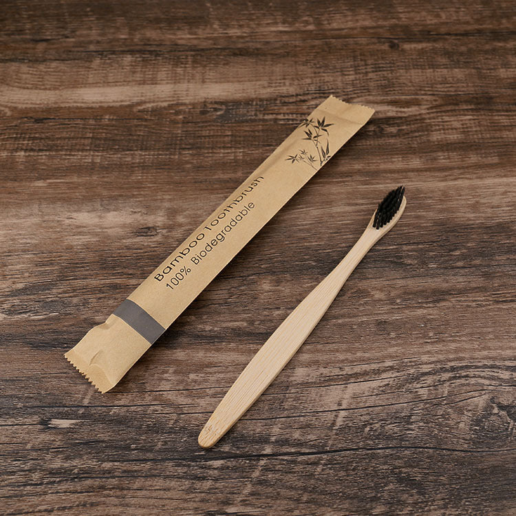 20/40/60pcs Bamboo Toothbrushes Colorful Toothbrush Resuable Portable Adult Wooden Soft Tooth Brush for Home Travel Hote