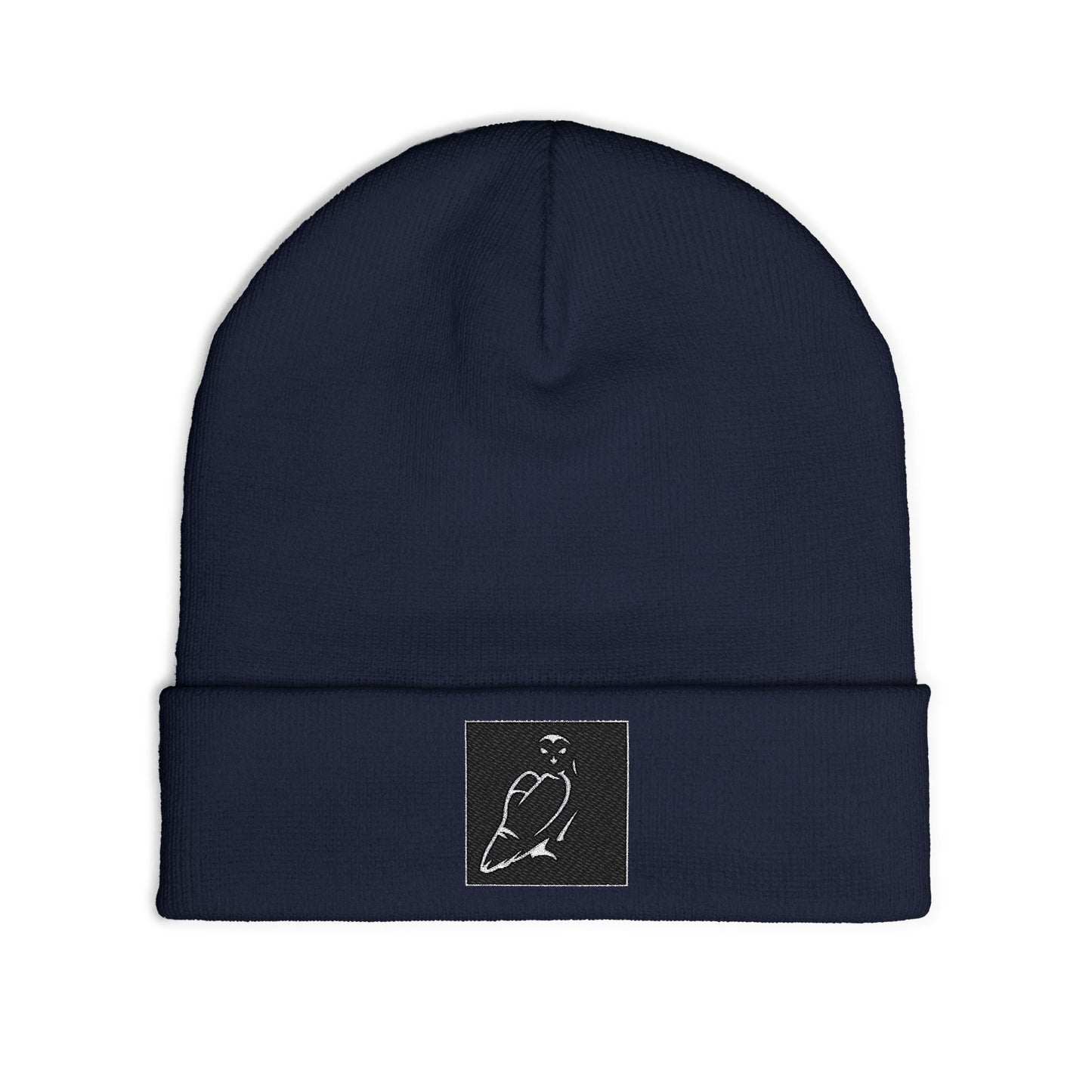 Trendy Embroidered Knit Beanie - Cozy Winter Hat, Stylish Headwear for Men & Women, Gift for Him/Her, Casual Fashion Accessory