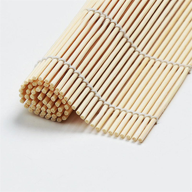 Non-Stick Sushi Rolling Mat and Onigiri Mold - Bamboo DIY Kitchen Gadget for Easy and Reusable Sushi Making