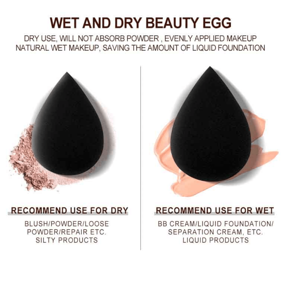 Large Professional Makeup Sponge for Smooth and Even Application of Foundation, Cream, and Concealer - Essential Beauty Tool for Flawless Results