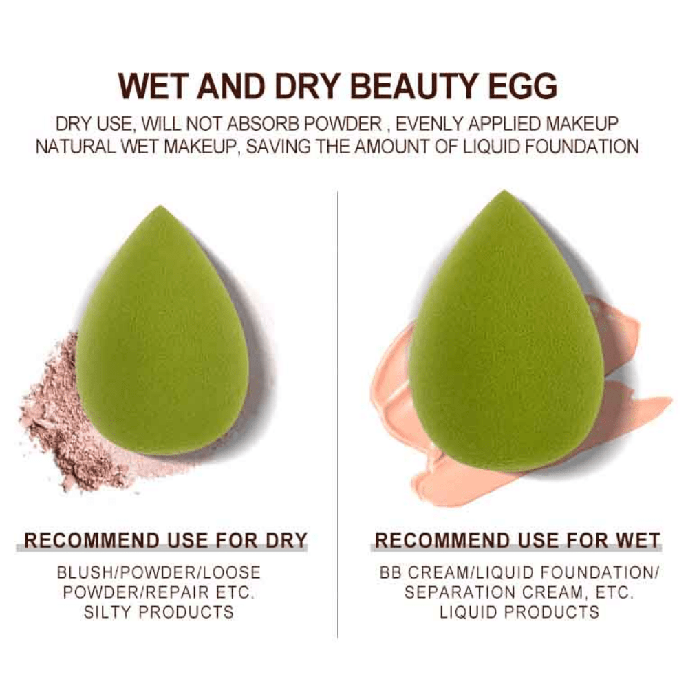 Large Professional Makeup Sponge for Smooth and Even Application of Foundation, Cream, and Concealer - Essential Beauty Tool for Flawless Results
