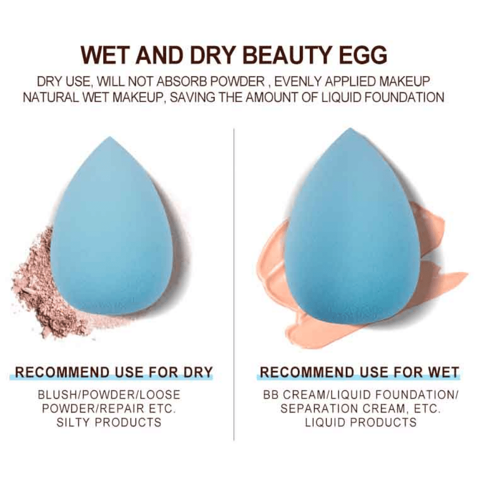 Large Professional Makeup Sponge for Smooth and Even Application of Foundation, Cream, and Concealer - Essential Beauty Tool for Flawless Results
