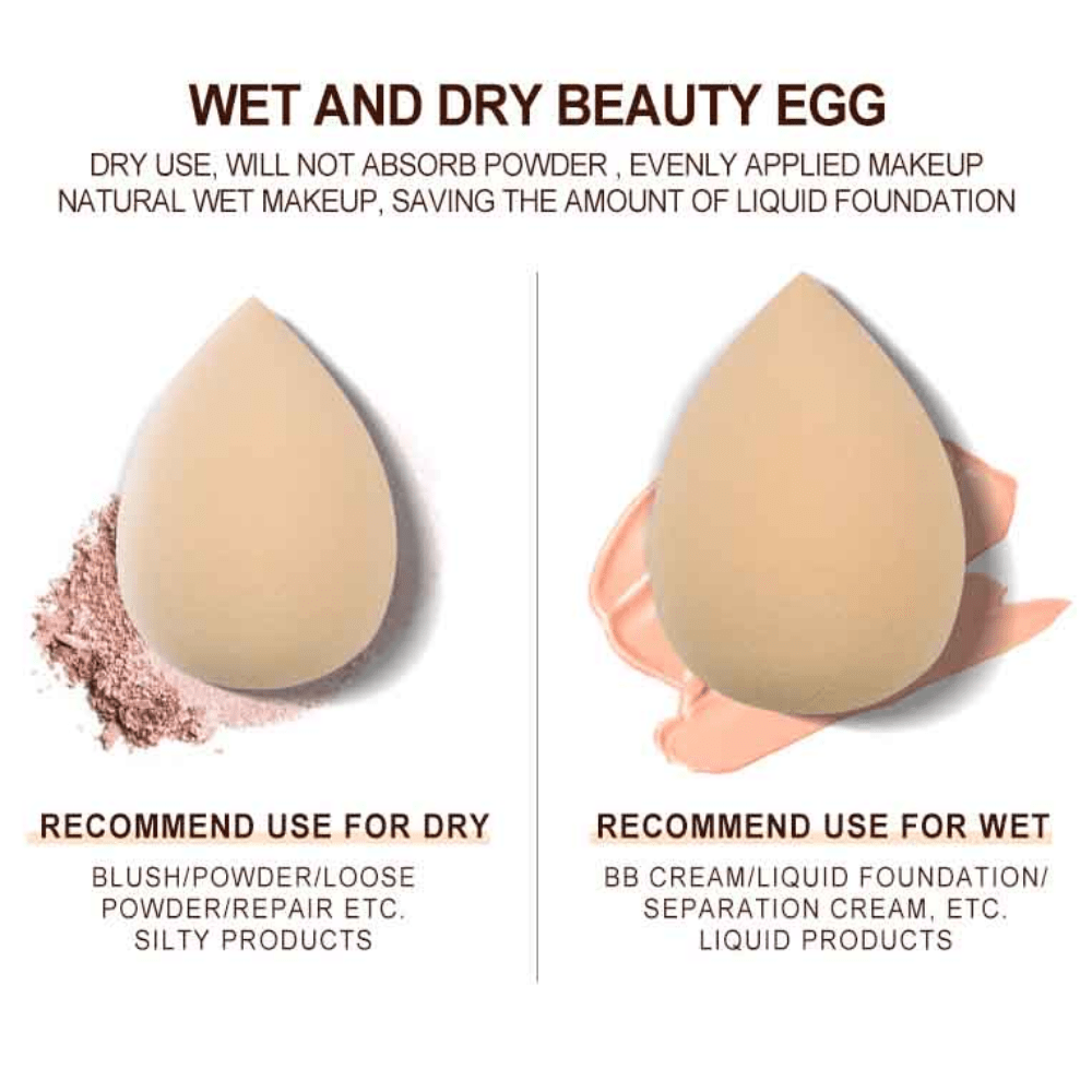 Large Professional Makeup Sponge for Smooth and Even Application of Foundation, Cream, and Concealer - Essential Beauty Tool for Flawless Results
