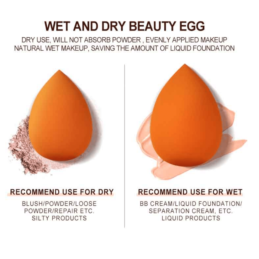 Large Professional Makeup Sponge for Smooth and Even Application of Foundation, Cream, and Concealer - Essential Beauty Tool for Flawless Results