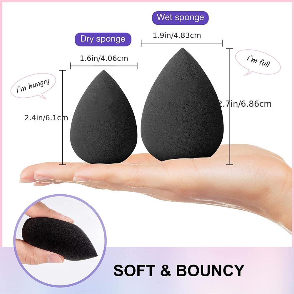 Large Professional Makeup Sponge for Smooth and Even Application of Foundation, Cream, and Concealer - Essential Beauty Tool for Flawless Results