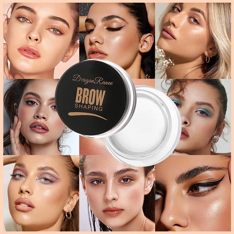 6 colors Smudge-Proof Wild Eyebrow Cream for Smooth Styling and Setting, Long-Lasting Eyebrow Pomade and Wax Dye Cream