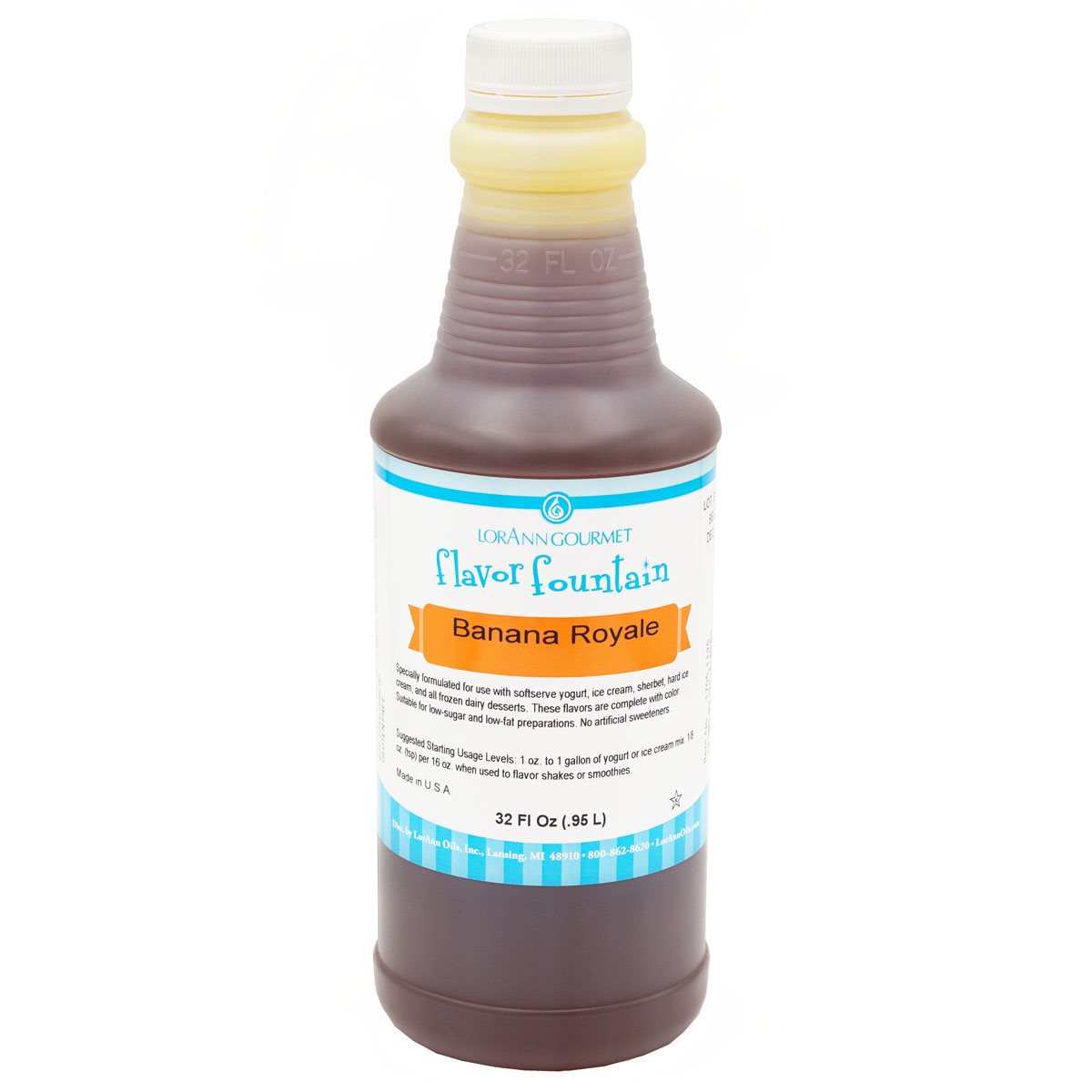 Banana Royale Flavor - 4 oz. - 32 oz. - Ice Cream and Beverage Flavors - LorAnn Oils - Canadian Distribution-1