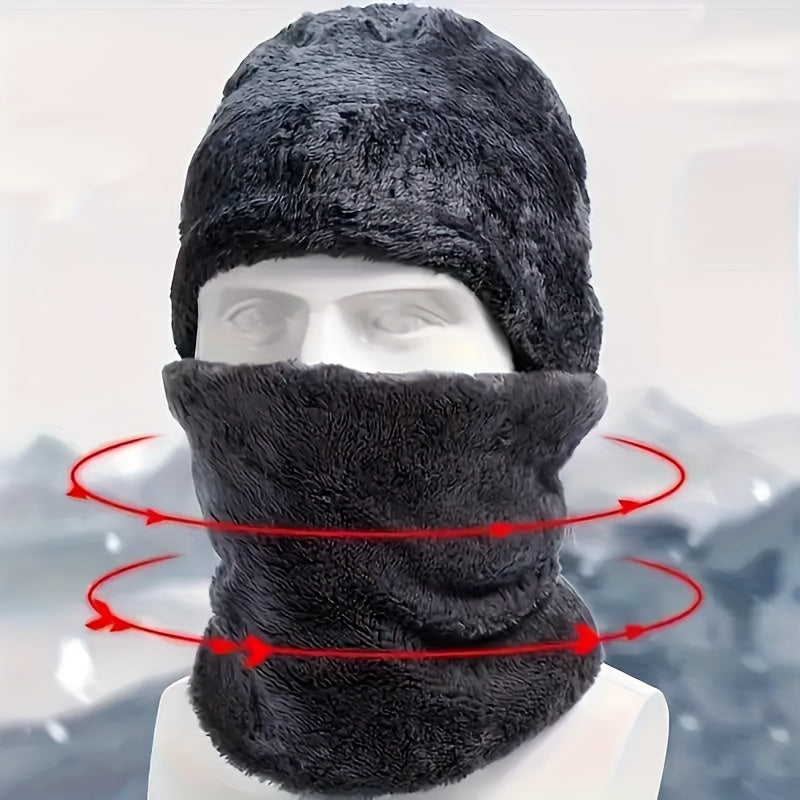 Winter Knit Accessories Set for Adults (5-Piece)-1