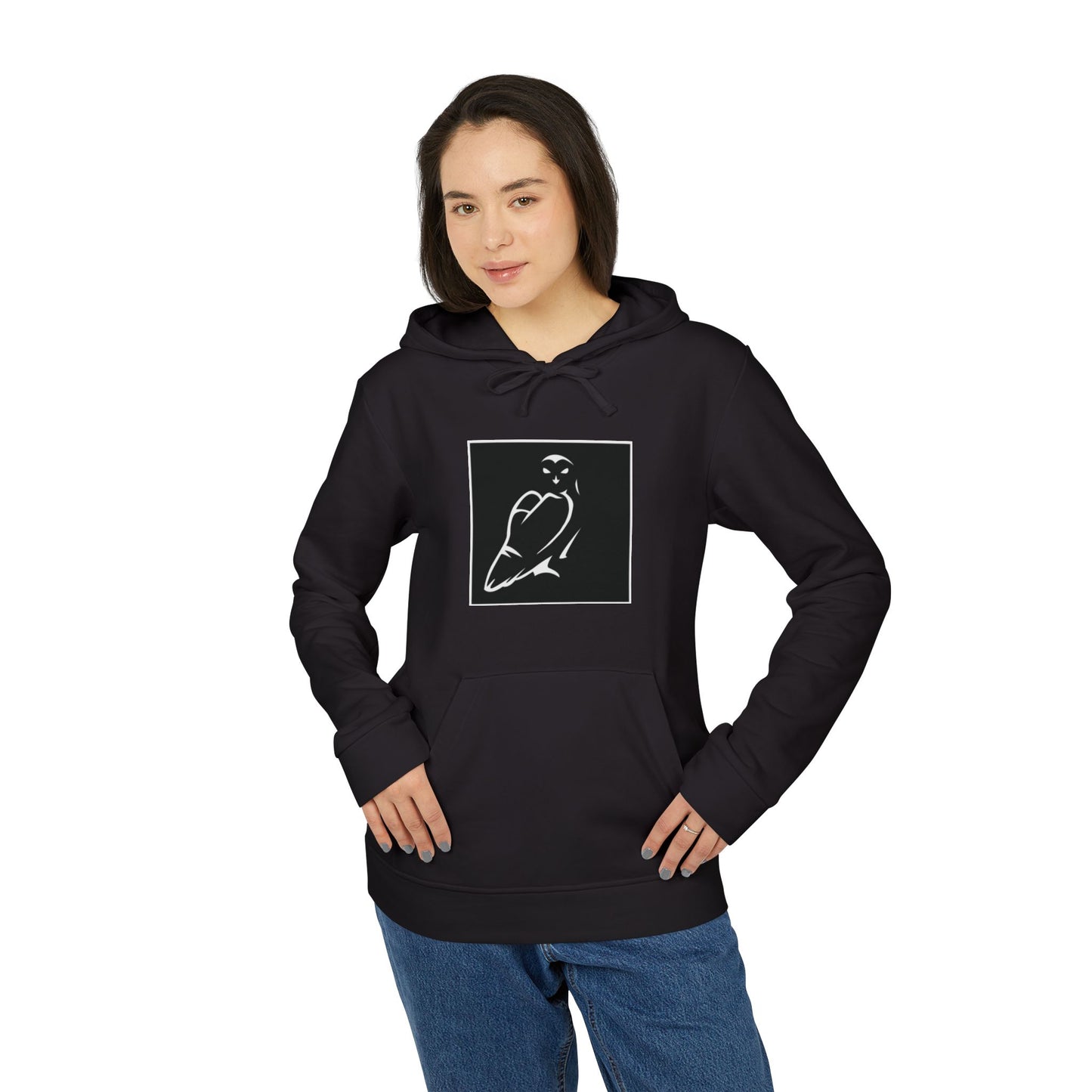 Cozy Adidas Okpik Nest Unisex Fleece Hoodie, Casual Wear, Street Style, Gift for Him/Her, Perfect for Relaxing and Everyday Wear