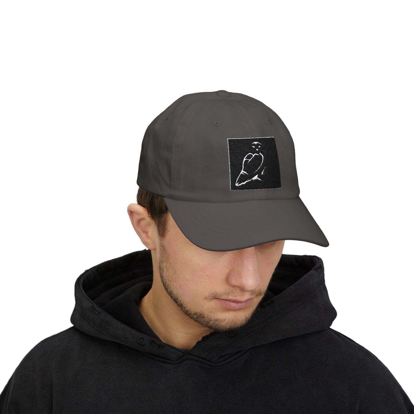 Classic Dad Cap with Vintage Bird Design, Casual Hat for Everyday Wear, Father's Day Gift, Unisex Adjustable Cap, Stylish Sun Protection