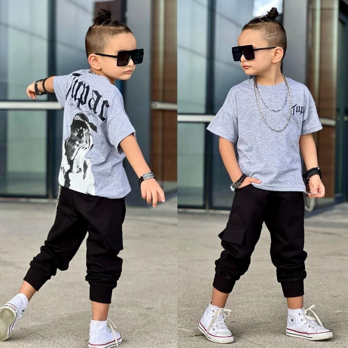 Tupac Rap Boys Jogger Set-5