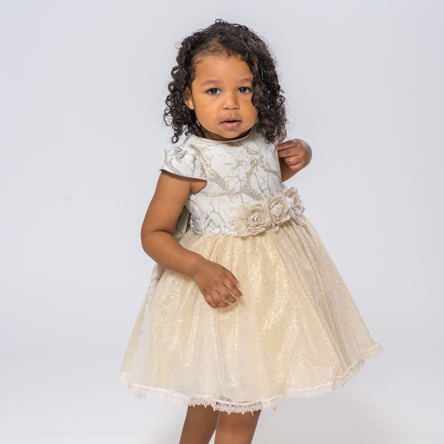 Leana Baby Formal Dress & Shoes-3