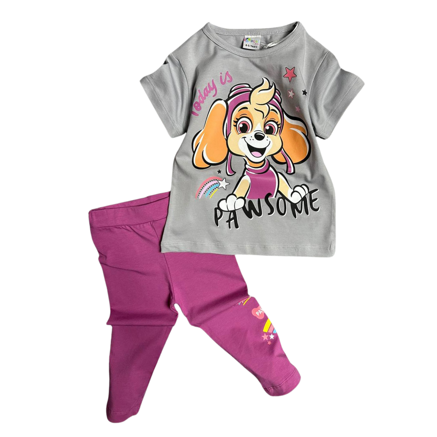 Everyday Fun Girls' Cotton Leggings Set-2