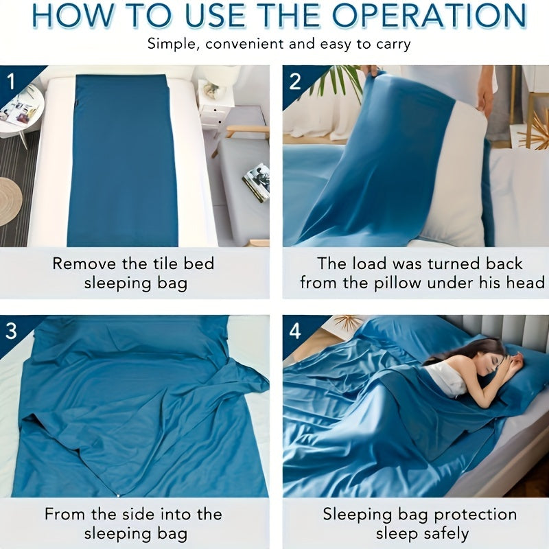 RV Sleeping Bag Liner Lightweight Travel Insert-2