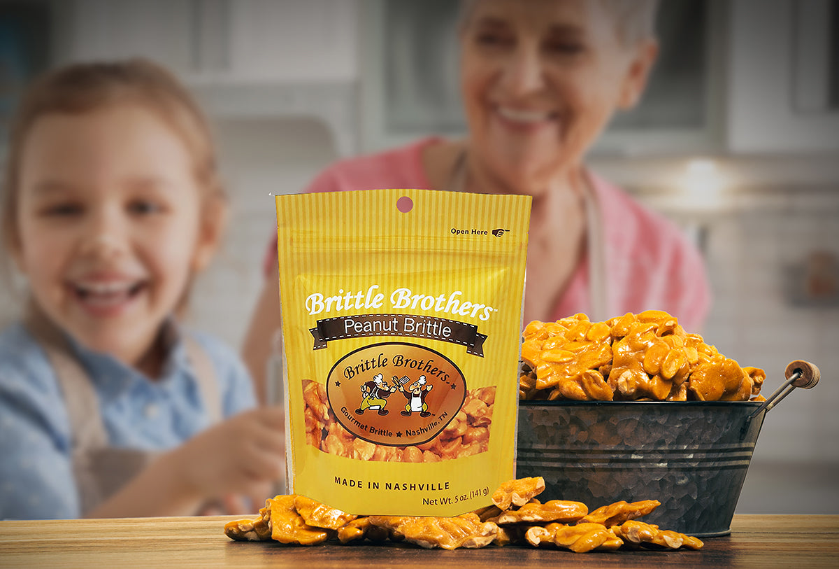 Brittle Brothers - Peanut Brittle - 5 oz. Bag (Wholesale)-3