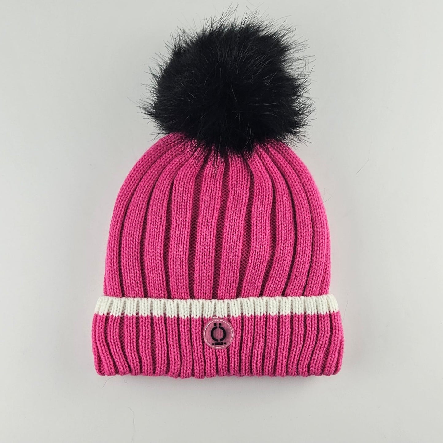 Fushia Stripe Tuque-6